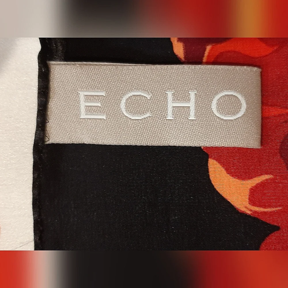 ECHO | Silk, Rose Scarf